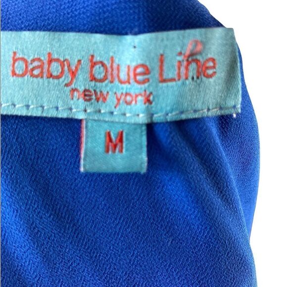 Baby Blue Line blue sleeveless dress, size M - Picture 3 of 7